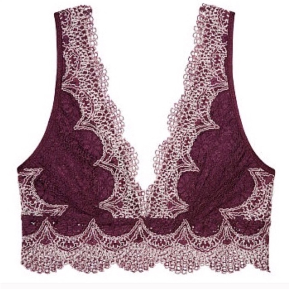 Body By Victoria Secret Plunge lace Crossdye bra - Picture 8 of 8
